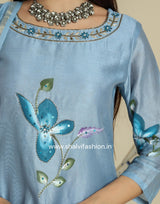 Shop hand painted maheshwari silk suits in jaipur (CSS100)