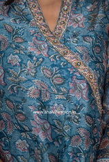 Shop hand block printed chanderi silk suits online (CSS109)