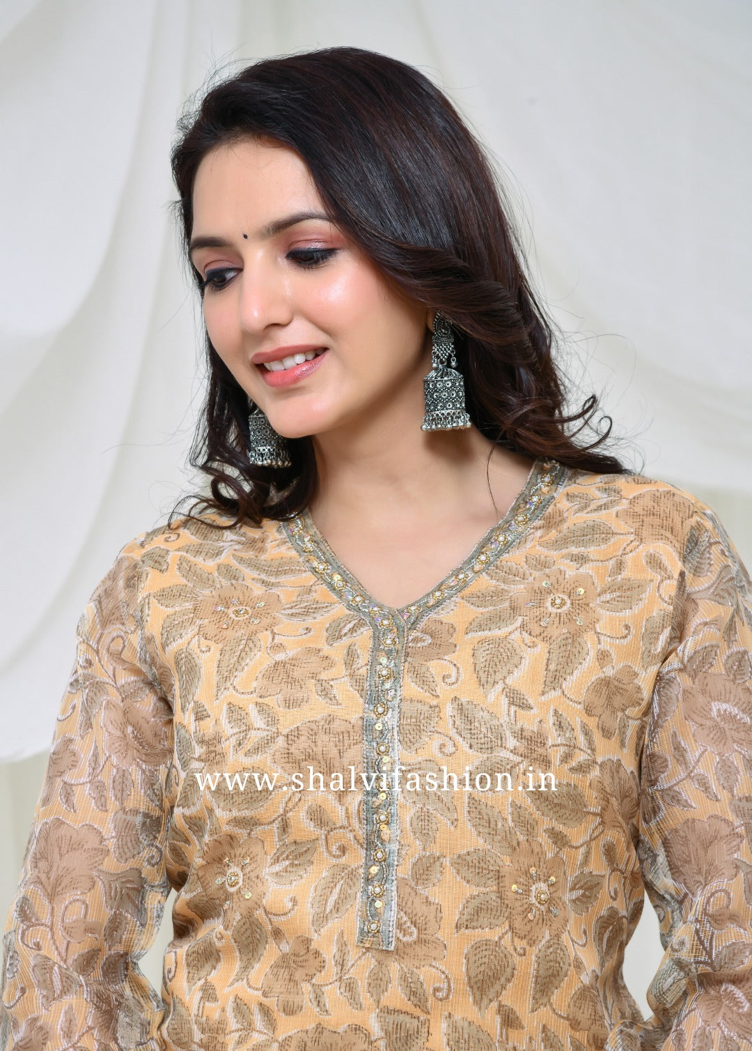 Shop hand block printed kota doria suits online (CSS151)