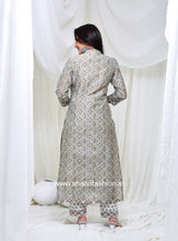 Shop hand block printed chanderi silk suits online (CSS155)