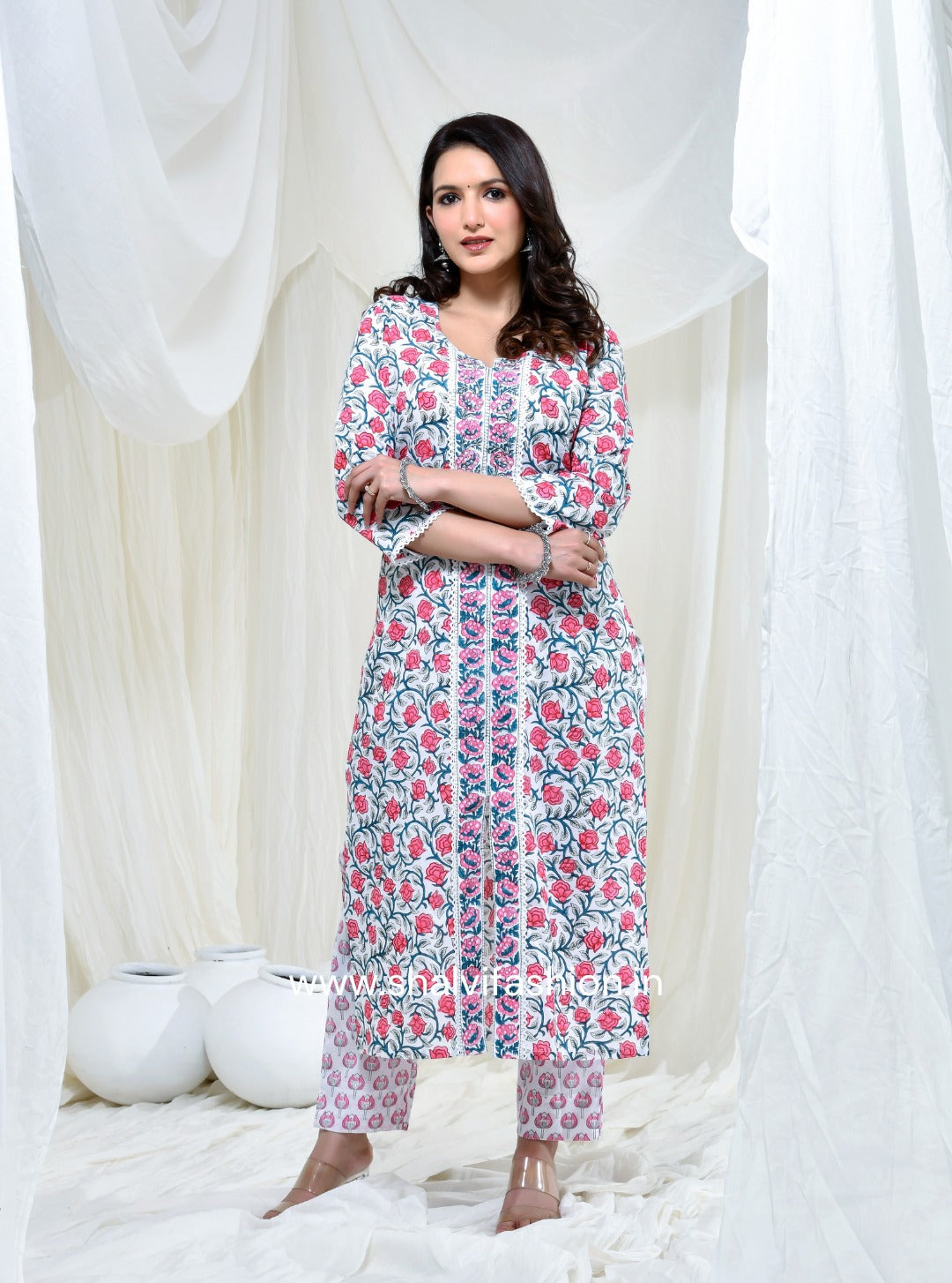 Shop hand block print cotton suits online (CSS165KD)