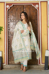 Shop jaipuri print chanderi silk suits online shopping (CSS172)