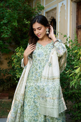 Shop hand block printed chanderi silk suits online (CSS188)