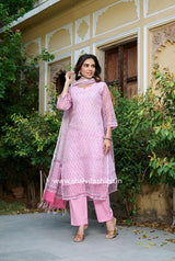 Shop hand block printed kota doria suits online (CSS190)