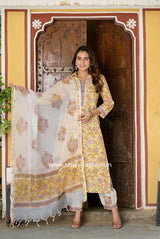 Shop block print cotton suits in jaipur (CSS194KD)