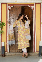 Shop block print cotton suits in jaipur (CSS194KD)