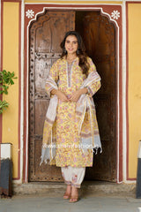 Shop block print cotton suits in jaipur (CSS194KD)