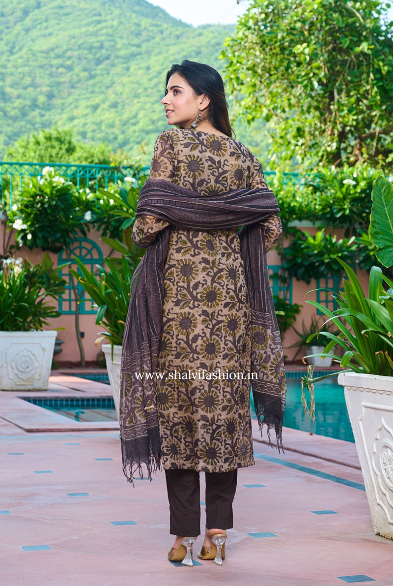 Shop ajrak printed kota doria suits collection (CSS244)