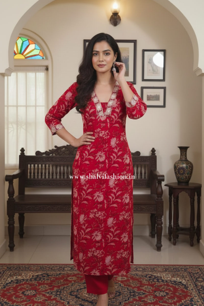 Shop traditional block printed kota doria suits (CSS273)