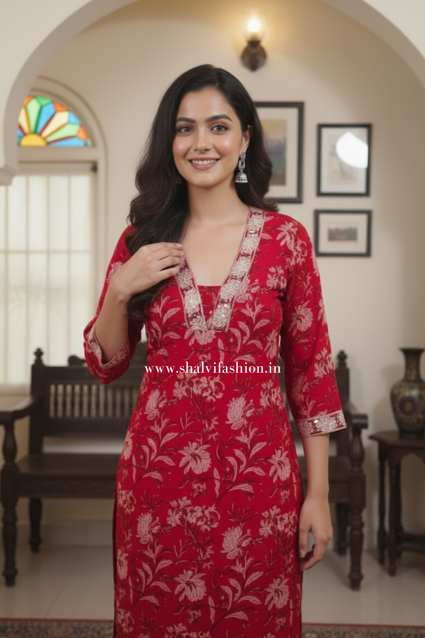 Shop traditional block printed kota doria suits (CSS273)