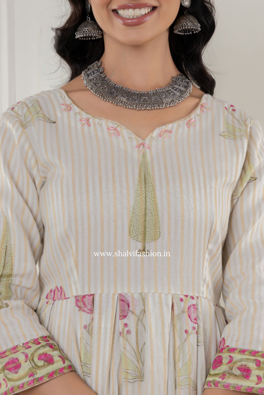 Shop block printed chanderi silk suits online shopping (CSS297)