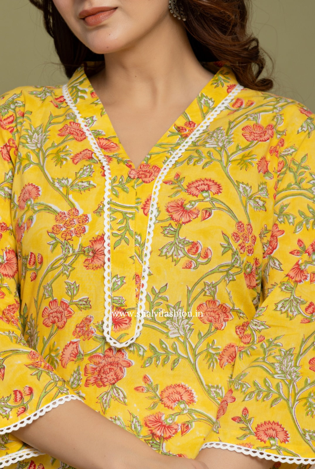 Shop traditional block print cotton kurties (CSS342)