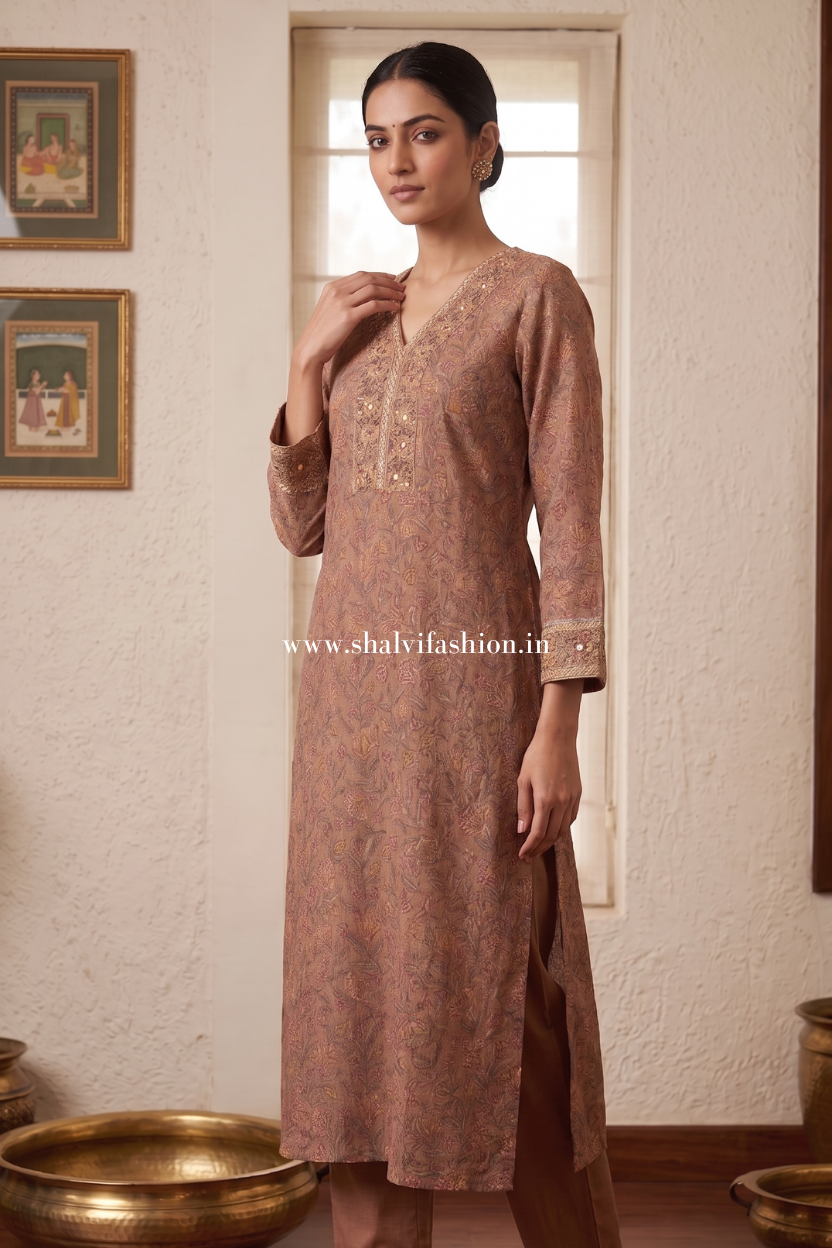 Shop hand block printed kota doria suits in jaipur (CSS639)