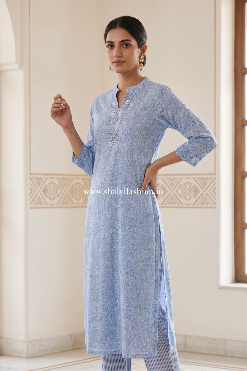 Shop sanganeri print kota doria suits online shopping (CSS643)