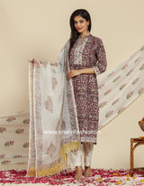 Shop kota dupatta cotton suit sets online (CSS74KD)