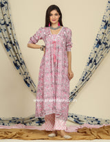 Shop hand block print muslin 2 piece set online (CSS82)