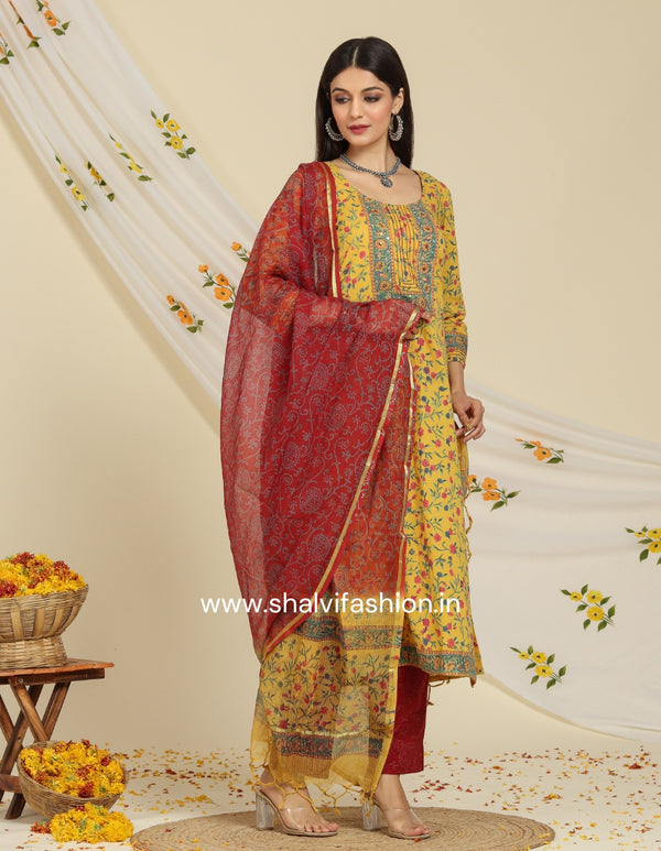 Shop kota dupatta cotto suit sets online shopping (CSS85KD)