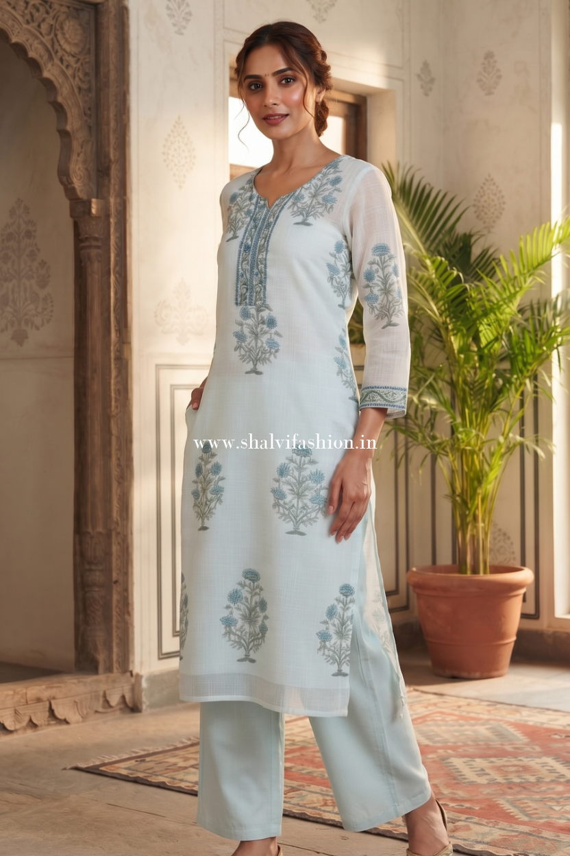 Shop had block printed kota suits online shopping (FKDS04)