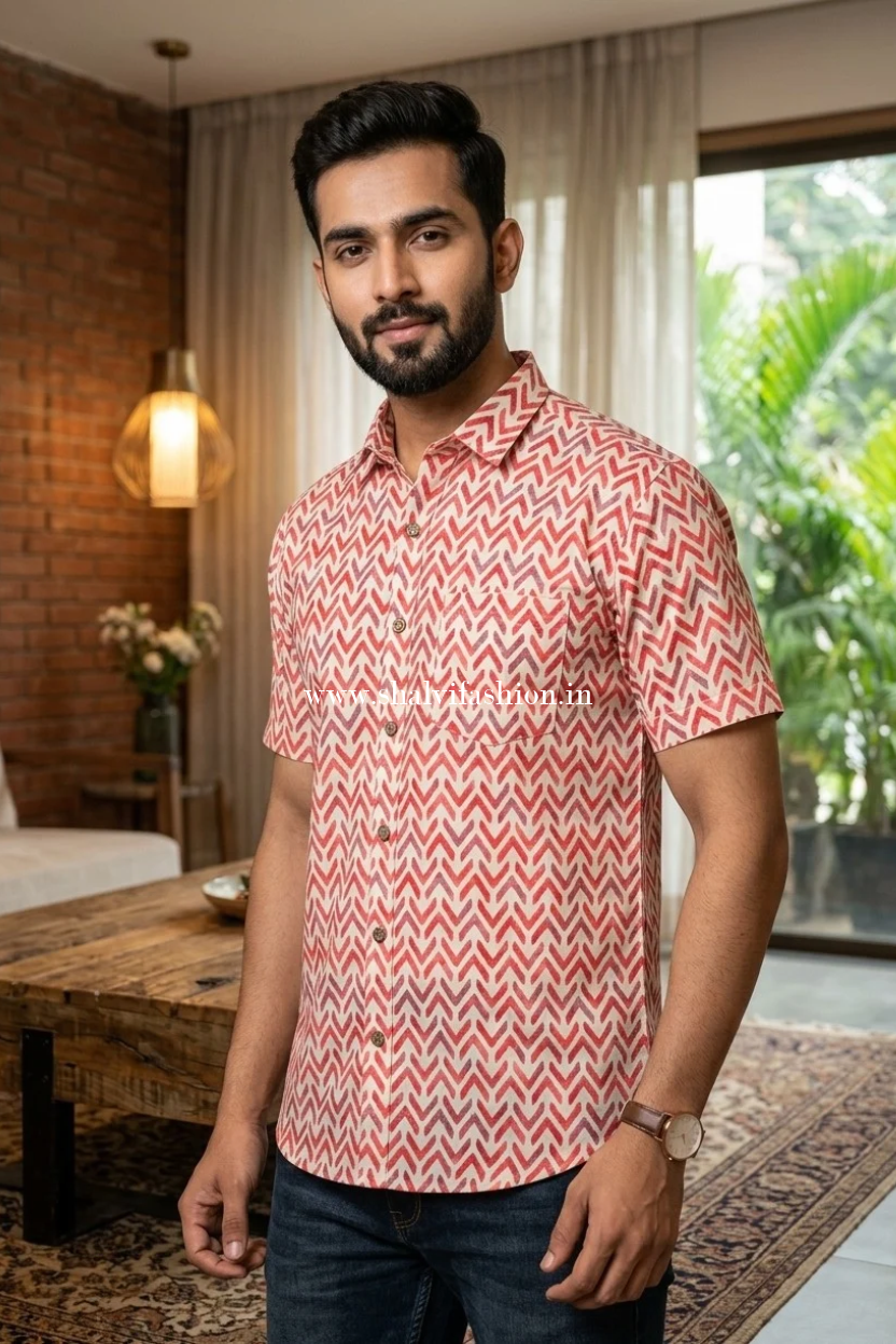 Shop printed cotton men's shirts online (MCH35)