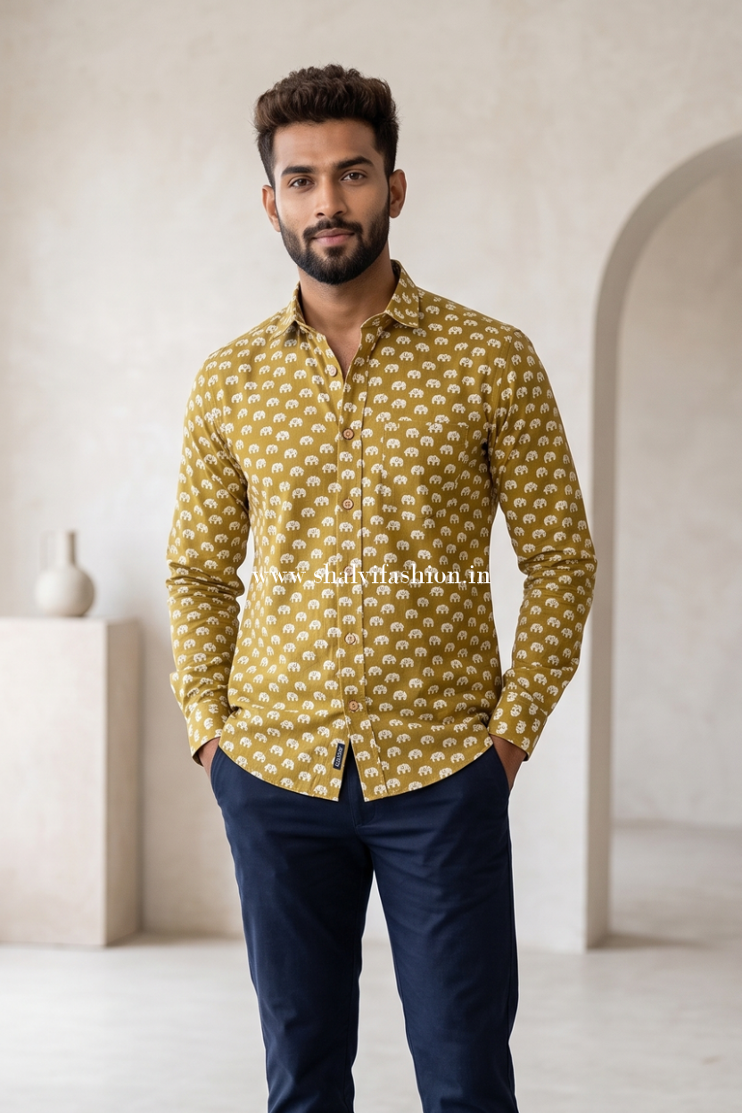 Shop jaipuri printed cotton shirts online (MCH52)