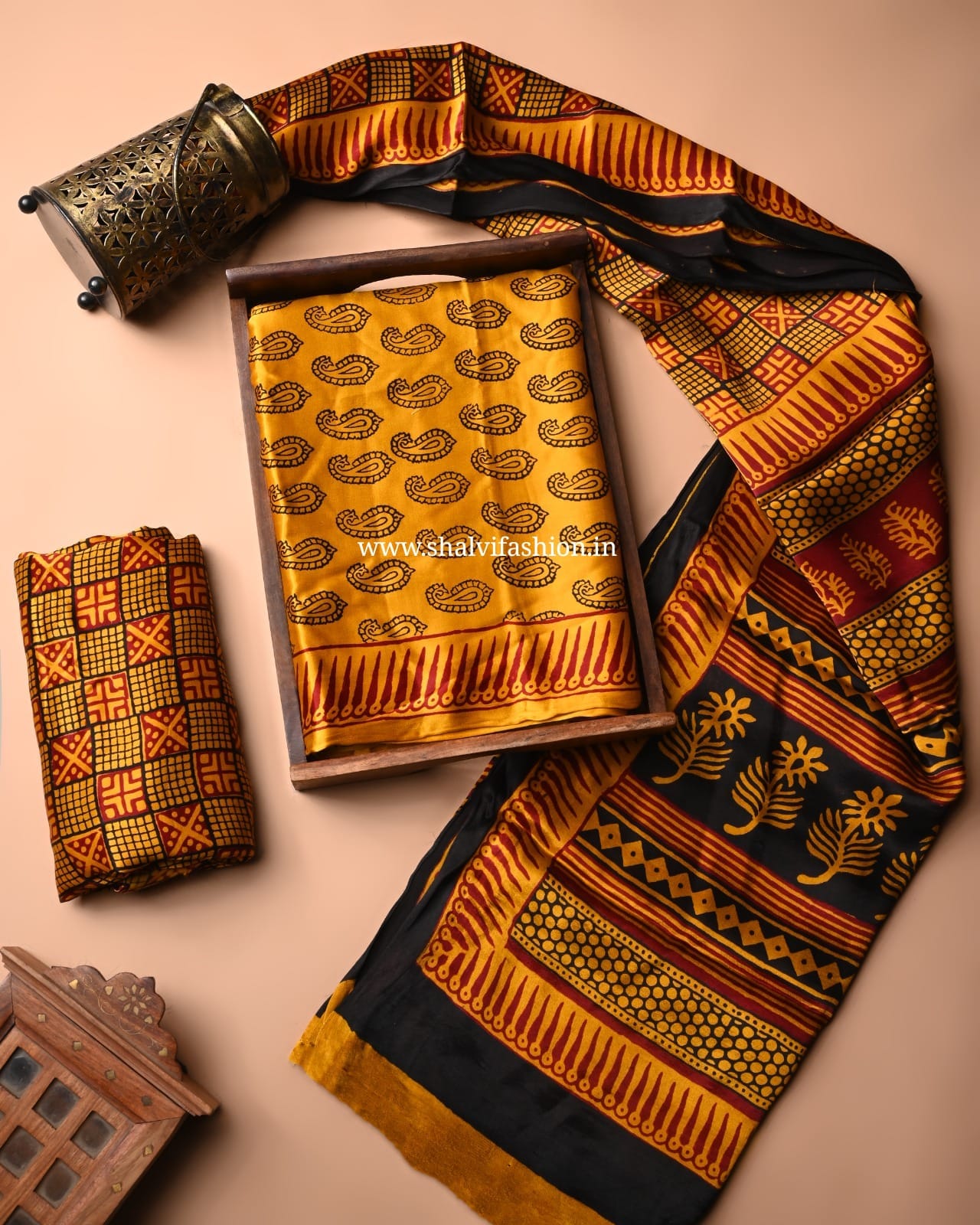 Shop bagh printed modal silk suits (MOD54)