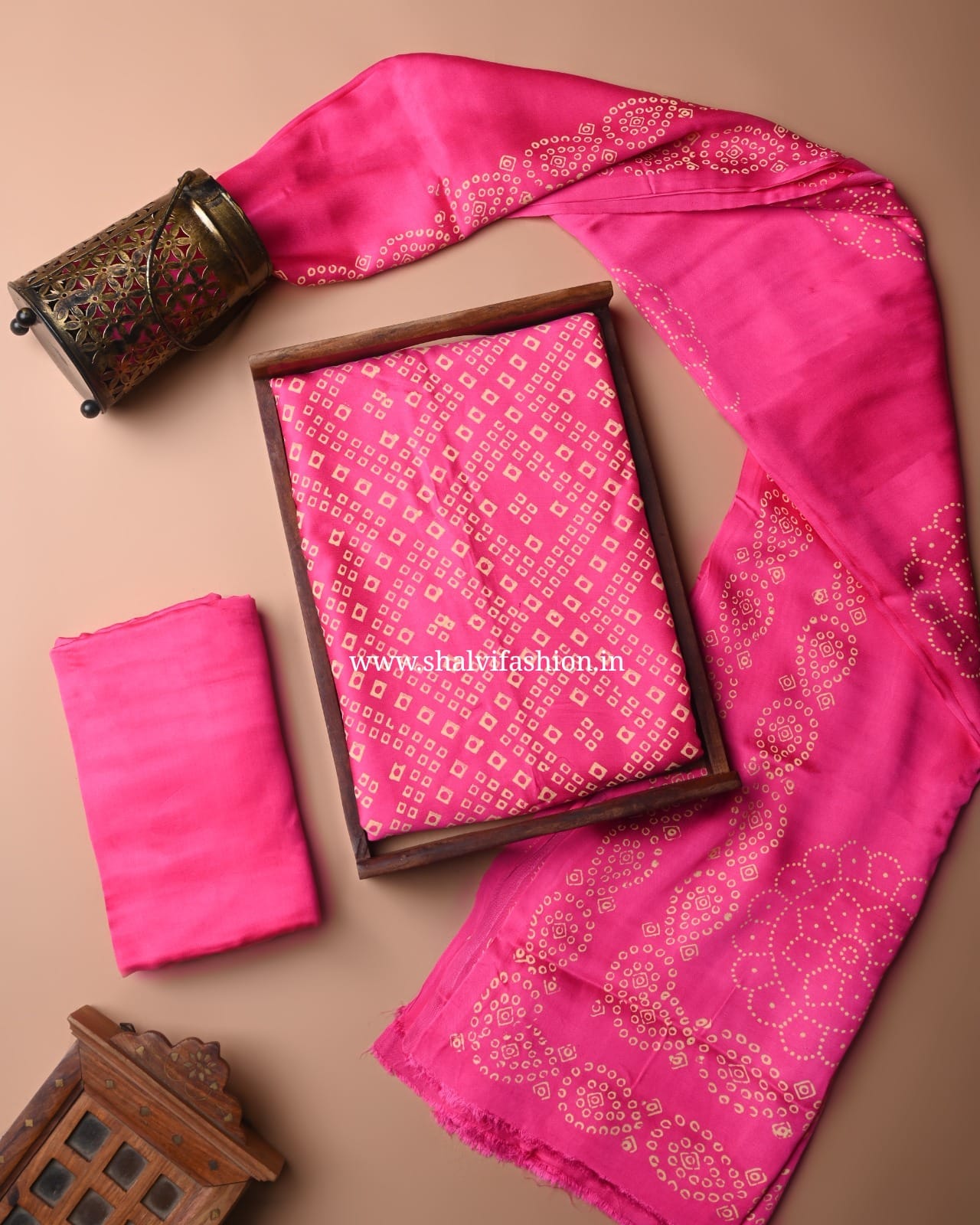 Shop block print modal silk suits online (MOD92)