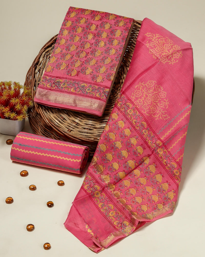 Shop jaipuri print maheshwari silk suits online shopping (MSL151)