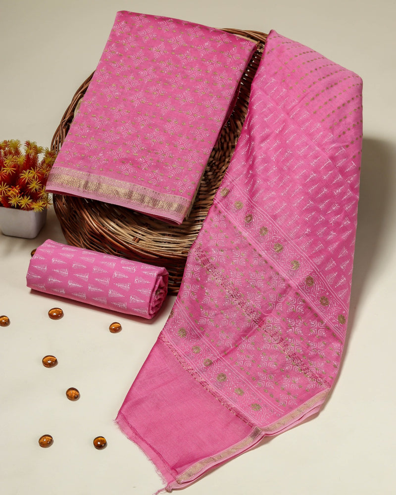 Shop unstitched maheshwari silk suits in jaipur (MSL154)