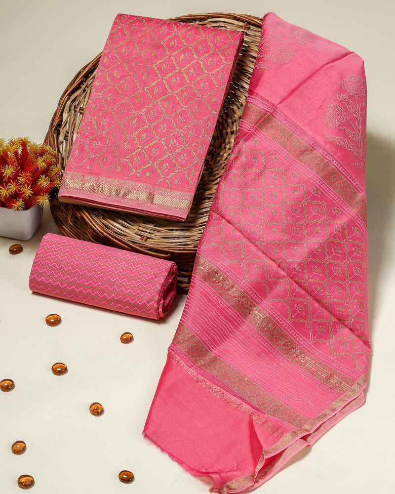 Shop unstirched maheshwari silk suits online shopping (MSL155)