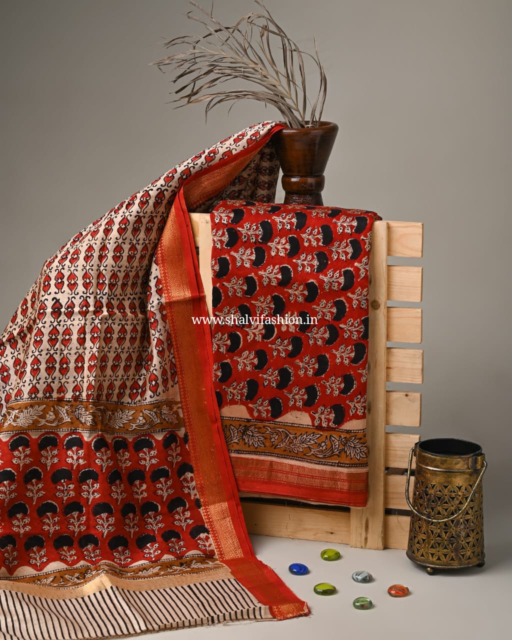 Shop unstitched bagru printed two piece sets (MSL184)