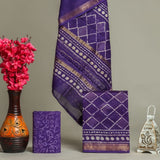 Shop hand block print maheshwari silk suits in jaipur (MSL281)