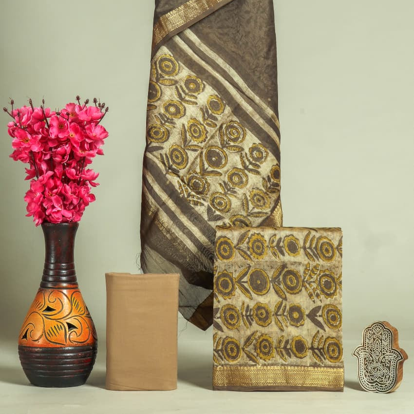 Shop vanaspati print maheshwari silk suits online (MSL294)