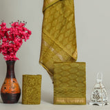 Shop unstitched block printed maheswari silk suits in jaipur (MSL338)