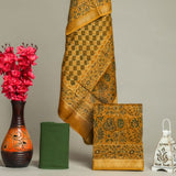 Shop block printed maheshwari silk suits online shopping (MSL340)