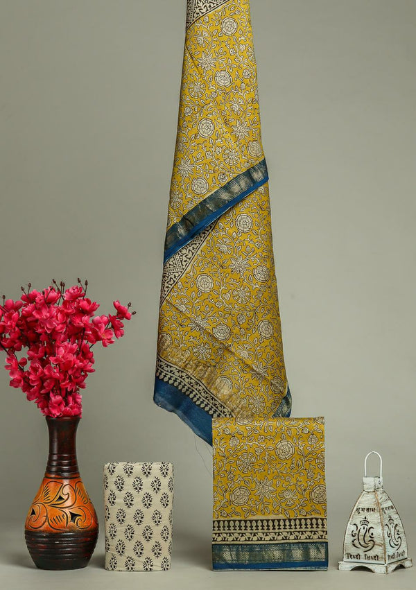 Shop bagru print maheshwari silk suits online (MSL357)