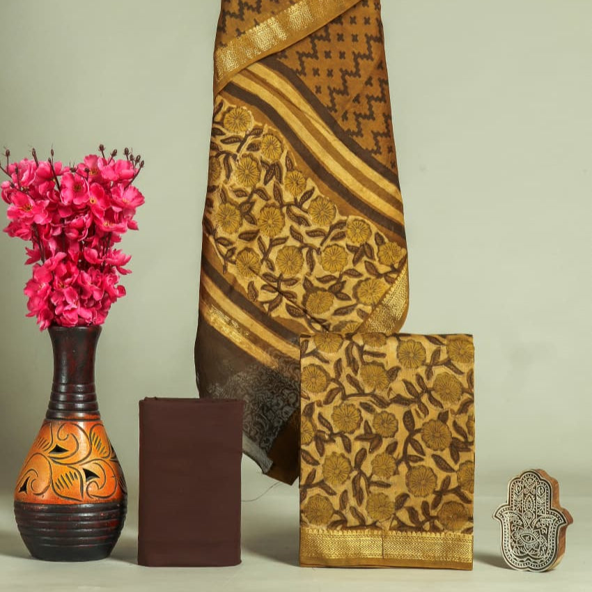 Shop vanaspati printed maheshwari silk suits (MSL360)