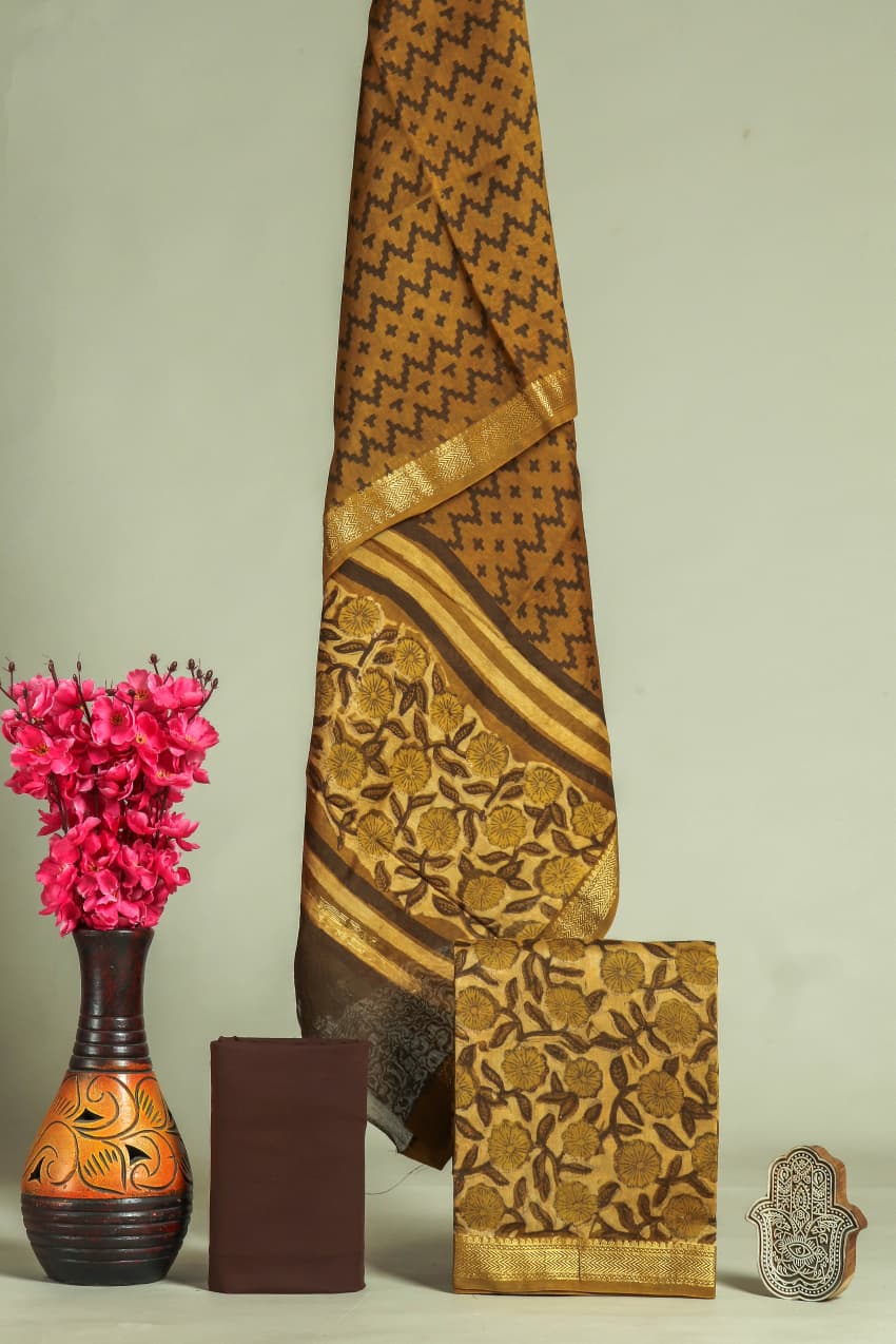 Shop vanaspati printed maheshwari silk suits (MSL360)