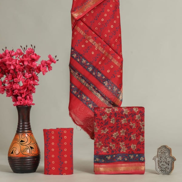 Shop jaipuri print maheshwari silk suits online shopping (MSL367)