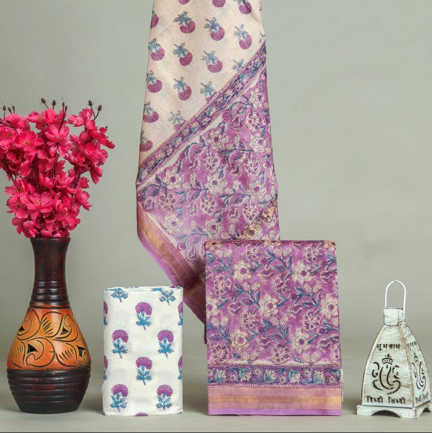 Shop sanganeri print maheshwari suits (MSL556)