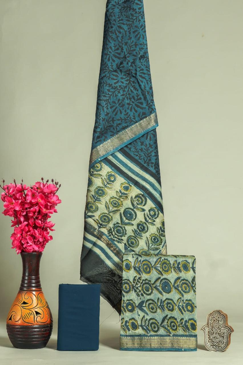 Shop vanaspati printed unstitched maheshwari suits online (MSL578)