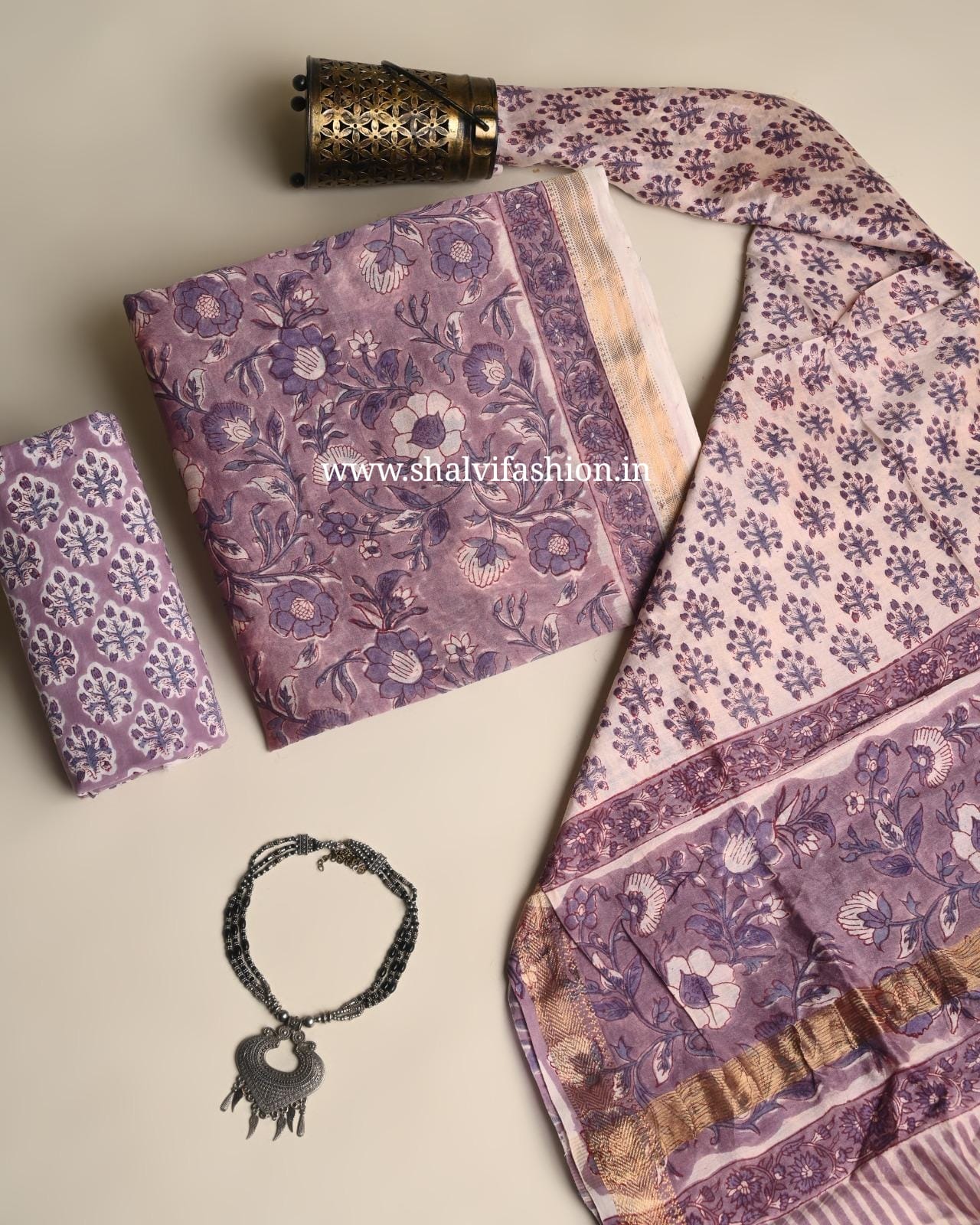Shop sanganeri print maheshwari silk suits online (MSL667)