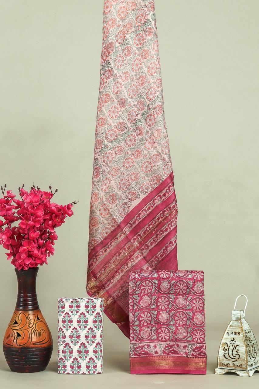 Shop block printed maheshwari suits online (MSL705)