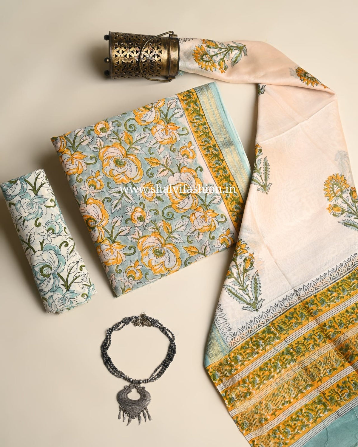 Shop jaipuri print maheshwari silk suits (MSL713)
