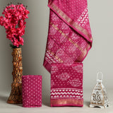 Shop Unstitched Print Maheshwari Silk Suit sets (MSL78)