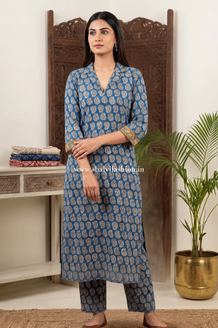 Shop block print cotton two pcs sets in jaipur (ORD06)