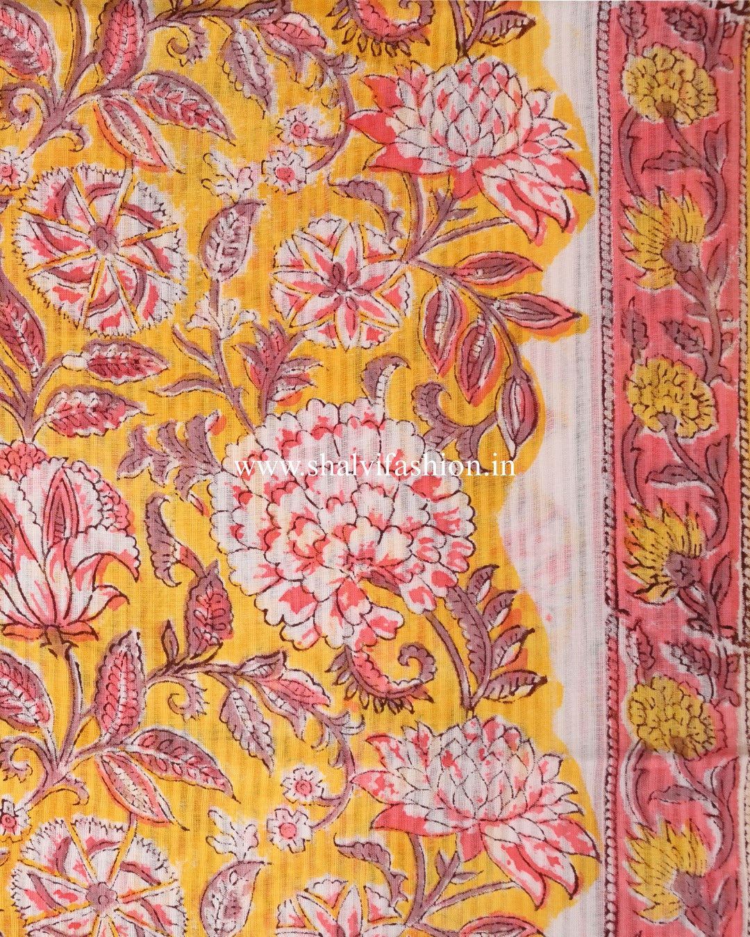 Shop unstitched block print textured line cotton suits online (PCHF644)