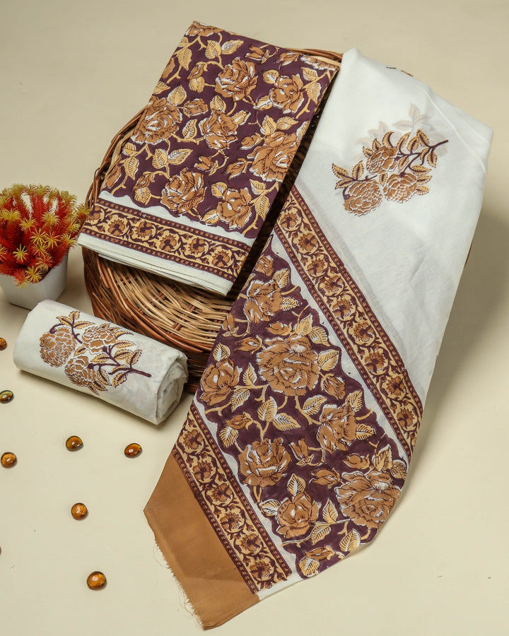 jaipursaga - Jaipur Saga PREMIUM Collections @jaipursaga Shop Online Pure  Cotton Suit With Mulmul Cotton Dupatta & 