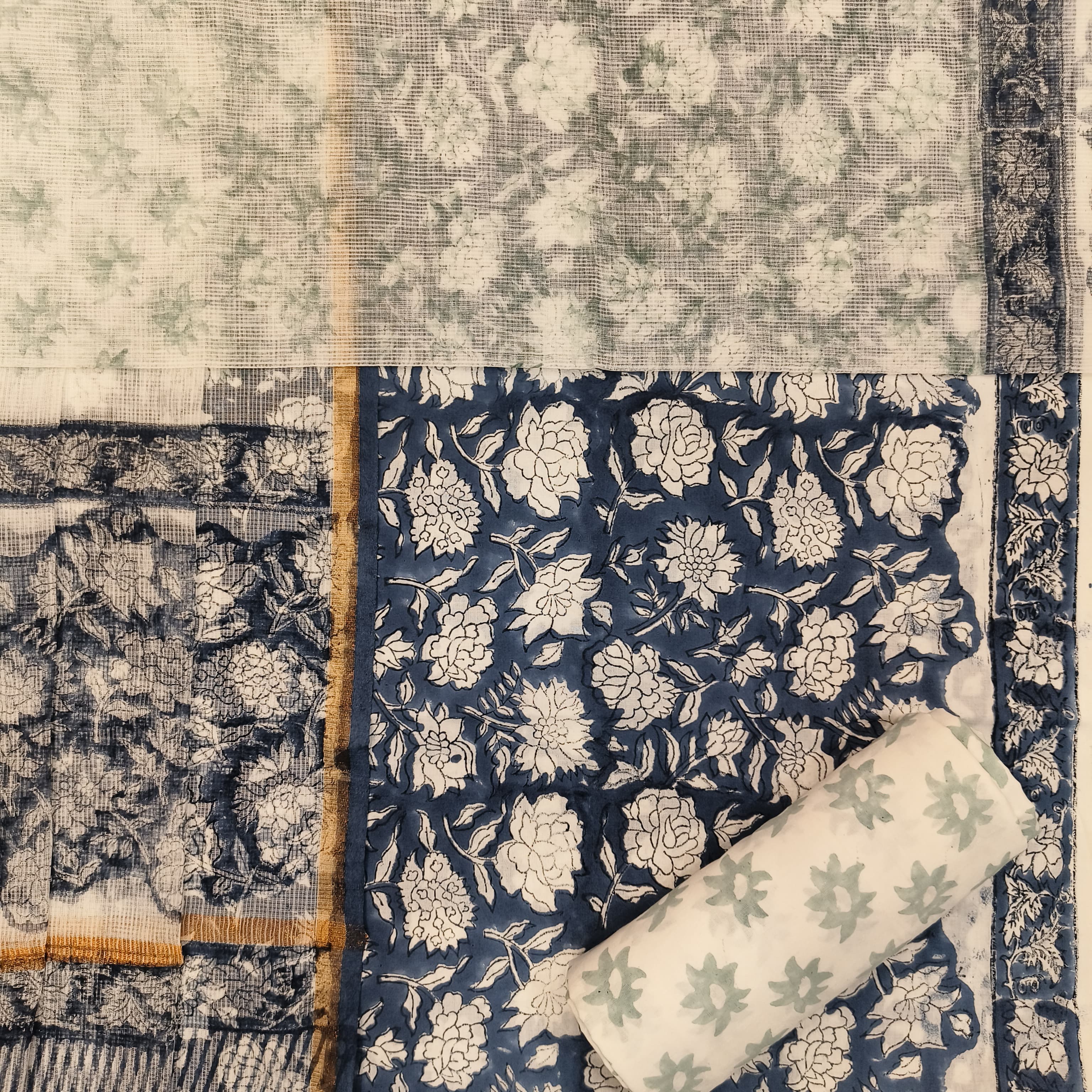 Shop kota dupatta cotton suits online (RKD05)