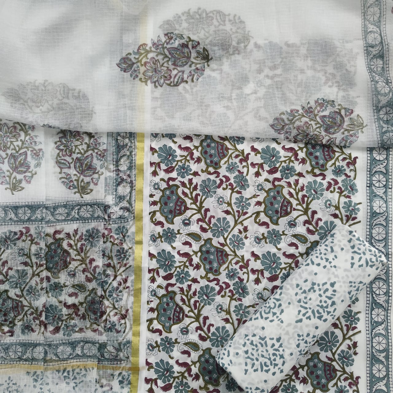 Shop kota dupatta cotton suit sets online shopping (RKD28)