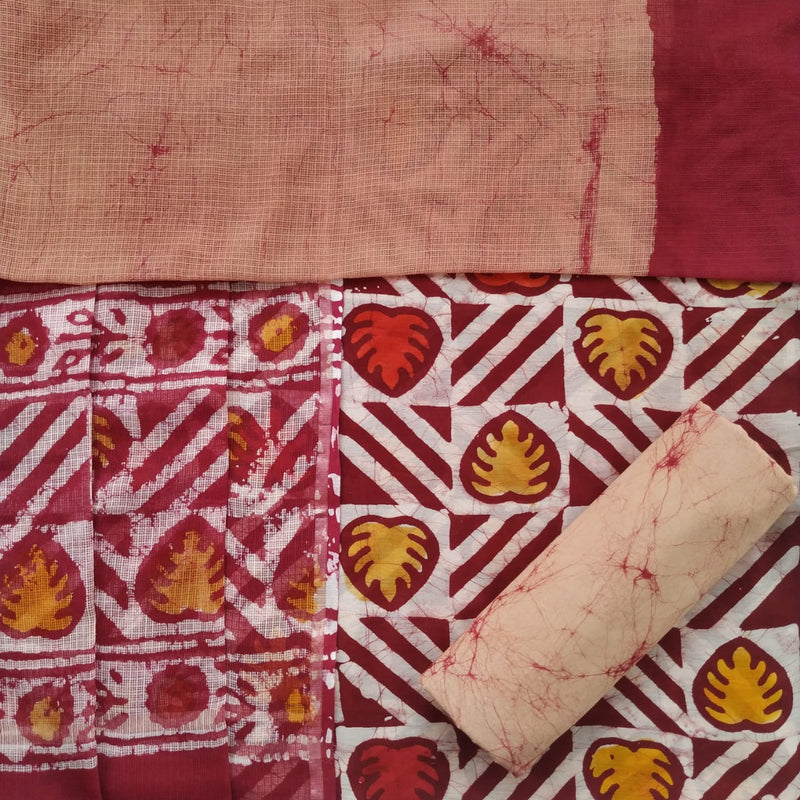 Shop unstitched cotton suits with kota dupatta in jaipur (RKD85)